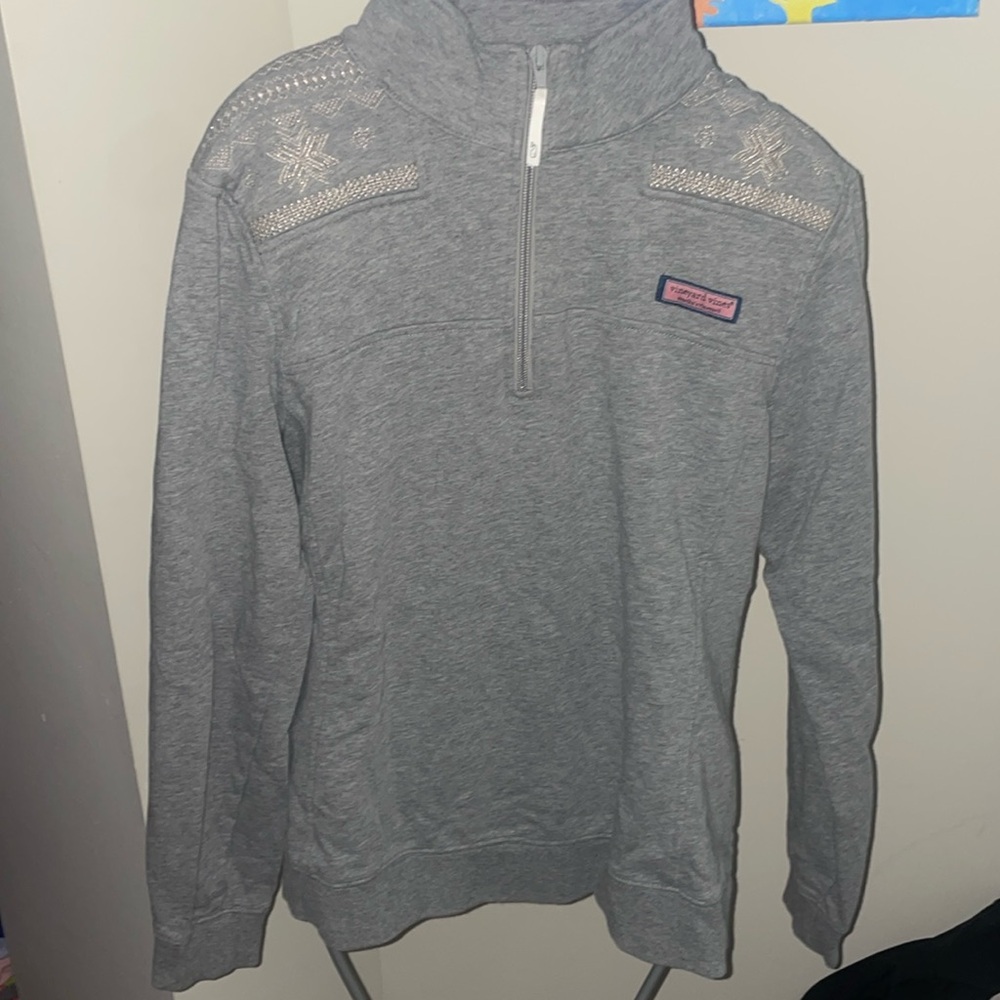 Youth Medium Vineyard Vines half zip